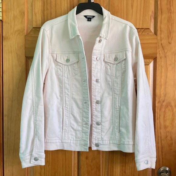 Buffalo David Bitton Jackets & Blazers - Women’s size large Buffalo David Bitton blush pink jean jacket with pockets